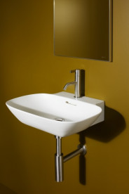 Раковина для ванної Laufen Ino 56х45 см з 1 отвором під змішувач кераміка білий матовий H8103027571041