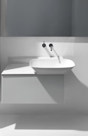 Раковина для ванної Laufen Ino 90х45 см з 1 отвором полиця зліва кераміка білий H8133010001111