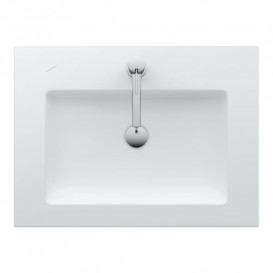 Раковина для ванної Laufen Living 65х48 см з 1 отвором шліфована кераміка білий H8164320001041