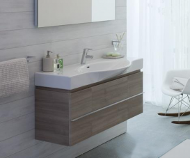 Раковина для ванной Laufen Palace 180х51 см 1 отверстие керамика белый H8117080001041