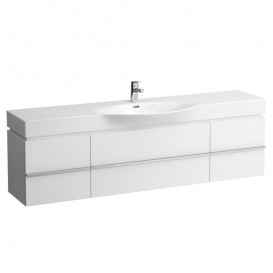 Раковина для ванной Laufen Palace 180х51 см 1 отверстие керамика белый H8117080001041