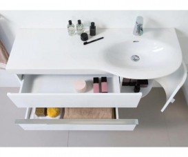 Раковина для ванной Laufen Palace 90х46 см с интегрированной керамической полкой слева H8167010001351