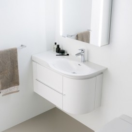 Раковина для ванной Laufen Palace 90х46 см с интегрированной керамической полкой слева H8167010001351