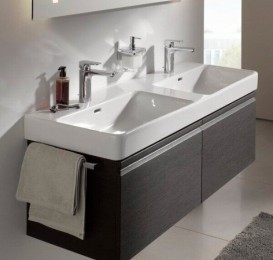 Раковина для ванної Laufen Pro А підвісна подвійна 130 см білий з покриттям LCC H8149674001041