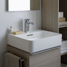 Раковина для ванної Laufen Val 45х42 см з 1 отвором шліфована кераміка білий H8162800001041