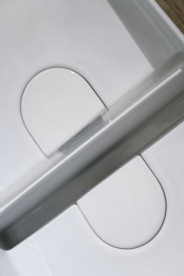 Раковина для ванної кімнати Laufen Sonar подвійна 100х37 см кераміка білий матовий H8123487571121