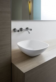 Раковина для ванной Laufen Ino 35х36 см без перелива керамика белый матовый H8123007571121