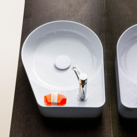 Раковина для ванної Laufen Val 50х40 см з 1 отвором під змішувач білий матовий кераміка H8122817571041