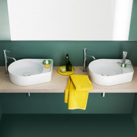 Раковина для ванної Laufen Val 50х40 см без отворів без переливу кераміка білий матовий H8122817571121