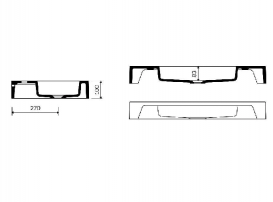 Раковина для ванної Marmorin Zoya 800 накладна без крила литий камінь білий P_U_552_02_0800