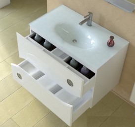 Раковина для ванной Marsan Элис врезная для тумбы 900 белый ЭЛИС750