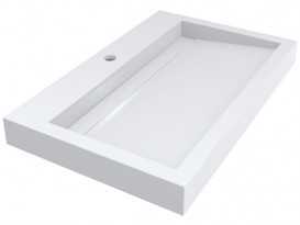 Раковина для ванной Miraggio Agness 750 накладная Mirasoft Technology белый матовый 0001058