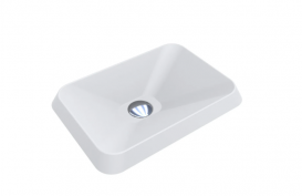 Раковина для ванної MIRAGGIO ALBENA 440 врізна білий матовий 0000156
