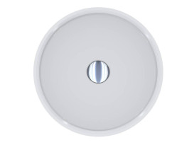 Раковина для ванної Miraggio Bergamo 400 40х40 см Miramarble білий глянсовий 0002671