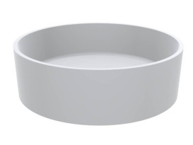 Раковина для ванной Miraggio Bergamo 400 Matt 40х40 см Miramarble Matt белый матовый 0002672