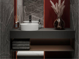 Раковина для ванной Miraggio Bergamo 400 Matt 40х40 см Miramarble Matt белый матовый 0002672