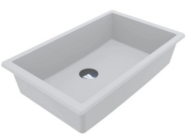 Раковина для ванної Miraggio Bogota 505 литий мармур Mirasoft Technology білий 0002456