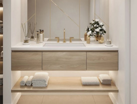 Раковина для ванної Miraggio Bogota 605 мармур литий Miramarble білий 0000493