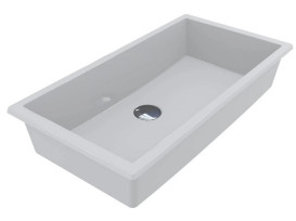 Раковина для ванної Miraggio Bogota 605 мармур литий Miramarble білий 0000493