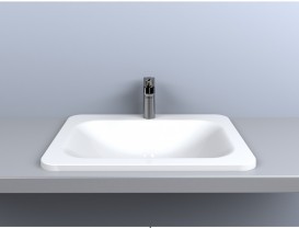 Раковина для ванной Miraggio California врезная с отверстием под смеситель белый глянцевый 0000158