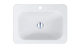 Раковина для ванной Miraggio California врезная с отверстием под смеситель белый матовый 0000159