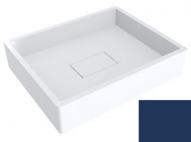 Раковина для ванної Miraggio Capri 49,4х39,5 см литої мармур Miramarble сапфірово-синій 0000286