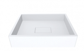 Раковина для ванної Miraggio Capri 500 накладна білий матовий 0000161