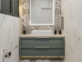 Раковина для ванної Miraggio Chamonix matt 60х43  см Miramarble Matt білий матовий 0002206