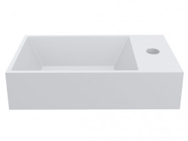 Раковина для ванної кімнати Miraggio Copper 400 Mirasoft Technology білий матовий 0001066