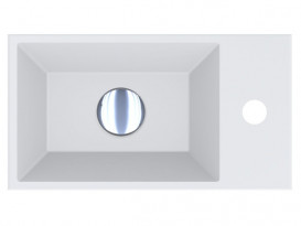 Раковина для ванної кімнати Miraggio Copper 400 Mirasoft Technology білий матовий 0001066