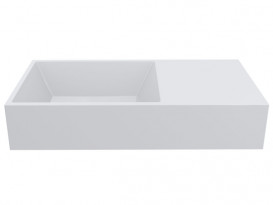 Раковина для ванної кімнати Miraggio Copper 500 Mirasoft Technology білий матовий 0001067