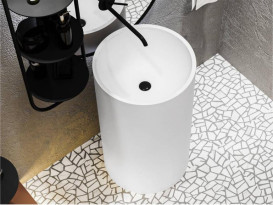 Раковина для ванной Miraggio Cosmo 460 46х46 см Mirasoft белый матовый 0002301