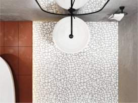 Раковина для ванної Miraggio Cosmos Ø50,3 см литий мармур Mirasoft Technology білий 0001635