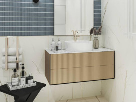 Раковина для ванной Miraggio Country 42х42 см Miramarble белый глянцевый 0002282