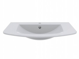 Раковина для ванной Miraggio Dea 800 литой мрамор Miramarble белый 0001536