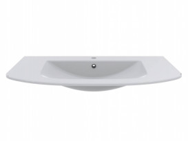 Раковина для ванной Miraggio Dea 900 литой мрамор Mirasoft Technology белый 0001591