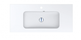 Раковина для ванної Miraggio Della 1000 врізна з отвором під змішувач білий матовий 0000167