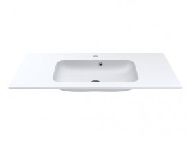 Раковина для ванної кімнати Miraggio Della 1100 Mirasoft Technology білий матовий 0001074