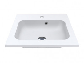 Раковина для ванної кімнати Miraggio Della 500 Mirasoft Technology білий матовий 0001068