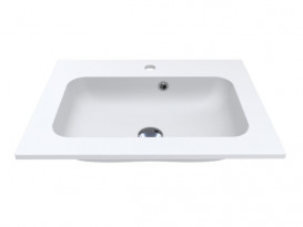 Раковина для ванной Miraggio Della 600 Mirasoft Technology белый матовый 0001016