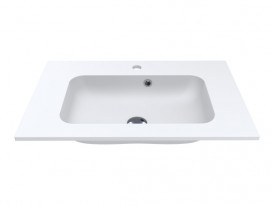 Раковина для ванной Miraggio Della 700 Mirasoft Technology белый матовый 0001069