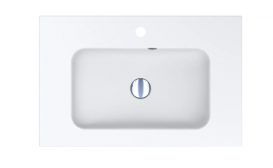 Раковина для ванної Miraggio Della 700 врізна з отвором під змішувач білий матовий 0000179