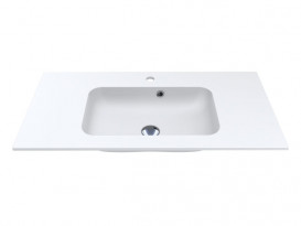 Раковина для ванной Miraggio Della 900 Mirasoft Technology белый матовый 0001071