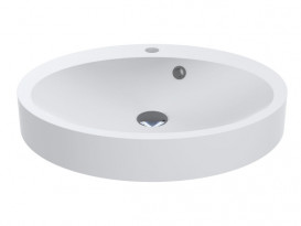 Раковина для ванной Miraggio Devon 55х44,9 см Mirasoft Technology белый матовый 0001078