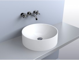 Раковина для ванной Miraggio Ellel 450 накладная  белый глянцевый 0000185