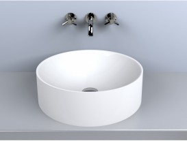 Раковина для ванной Miraggio Ellel 450 накладная  белый глянцевый 0000185