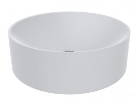 Раковина для ванної Miraggio Ellel Ø46 см Mirasoft Technology білий матовий 0001079