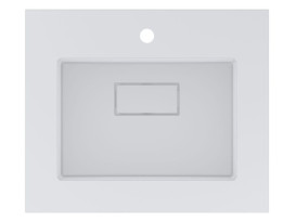 Раковина для ванної Miraggio Erica 600 60х50 см Miramarble білий глянсовий 8813410