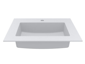 Раковина для ванной Miraggio Erica 600 Matt 60х50 см Miramarble Matt белый матовый 8813411