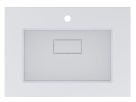 Раковина для ванной Miraggio Erica 700 70х50 см Miramarble белый глянцевый 8813351